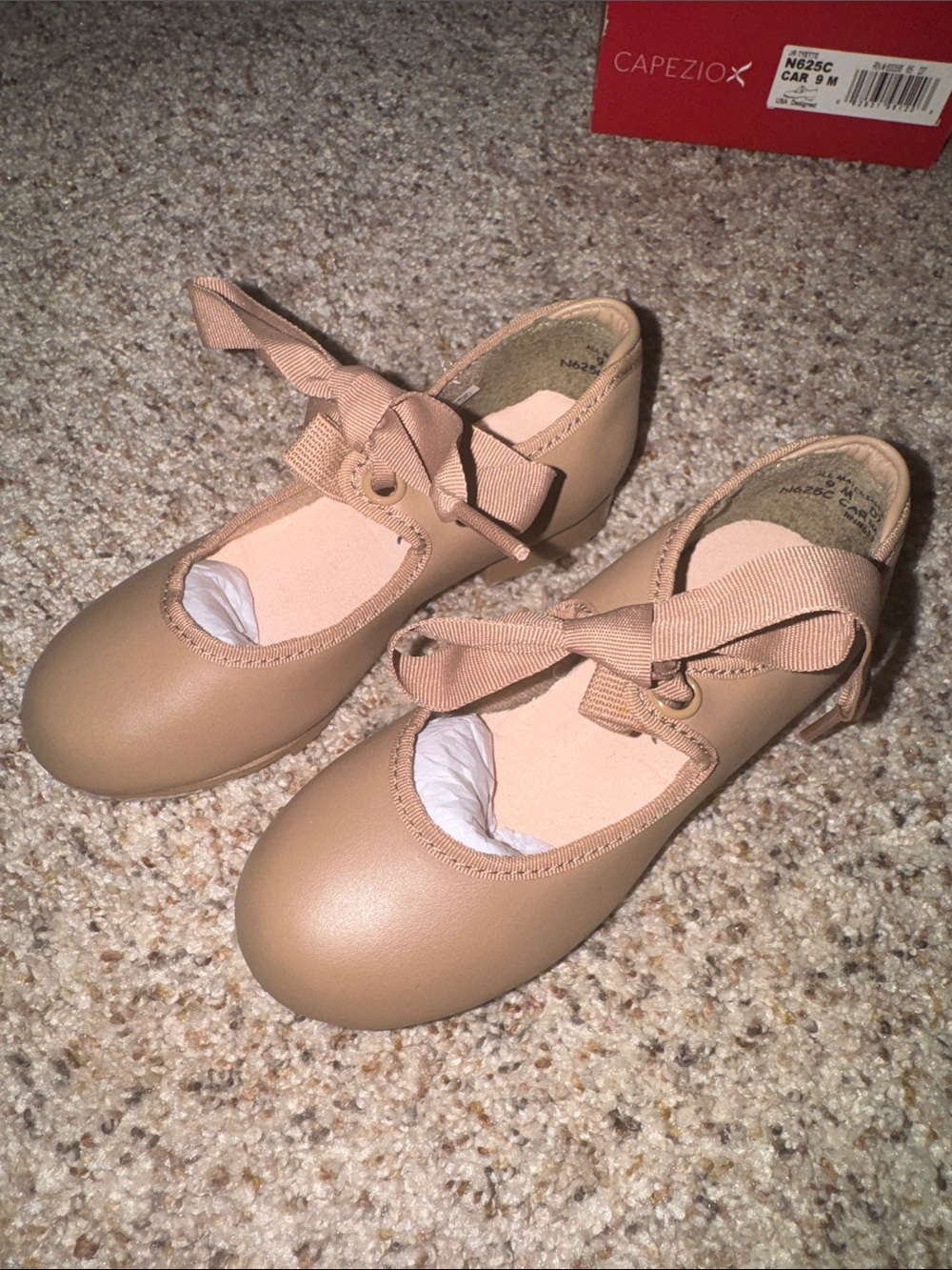 Capezio Carmel Tan Tap Shoe